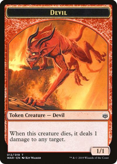 Devil // Satyr Double-Sided Token [Challenger Decks 2020 Tokens] | Good Games Morley