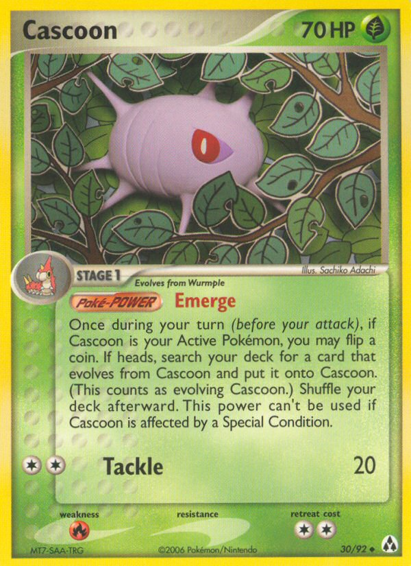 Cascoon (30/92) [EX: Legend Maker] | Good Games Morley