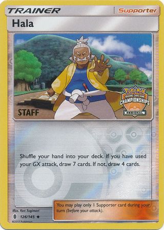 Hala (126/145) (Regional Championship Promo Staff) [Sun & Moon: Guardians Rising] | Good Games Morley