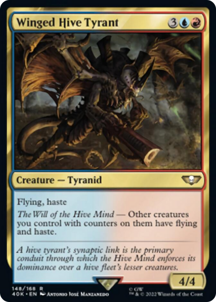 Winged Hive Tyrant (Surge Foil) [Warhammer 40,000] | Good Games Morley