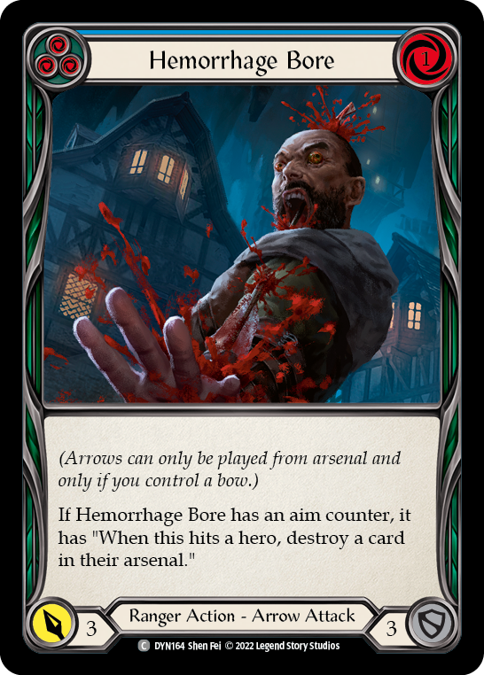 Hemorrhage Bore (Blue) [DYN164] (Dynasty) | Good Games Morley