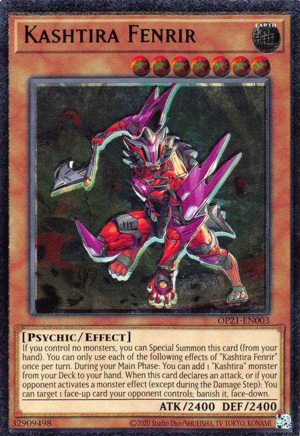 Kashtira Fenrir [OP21-EN003] Ultimate Rare | Good Games Morley