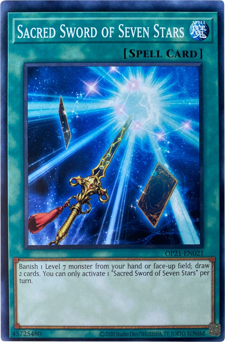 Sacred Sword of Seven Stars [OP21-EN021] Common | Good Games Morley