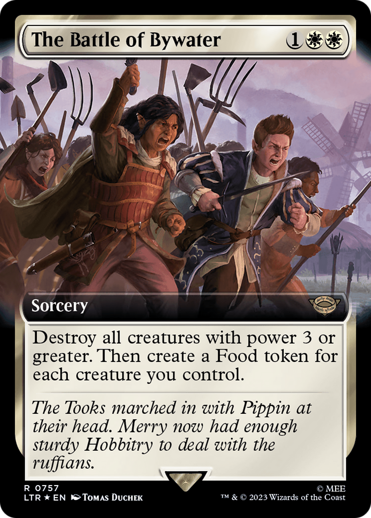 The Battle of Bywater (Extended Art) (Surge Foil) [The Lord of the Rings: Tales of Middle-Earth] | Good Games Morley
