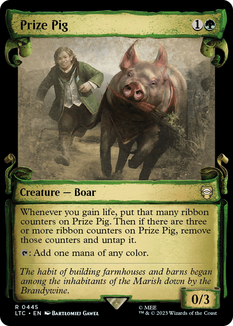 Prize Pig [The Lord of the Rings: Tales of Middle-Earth Commander Showcase Scrolls] | Good Games Morley