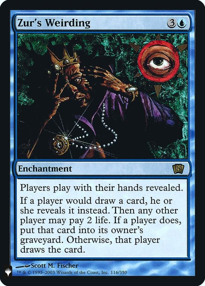 Zurs Weirding 8ED-116/5075 (The List Reprints)  - Foil | Good Games Morley