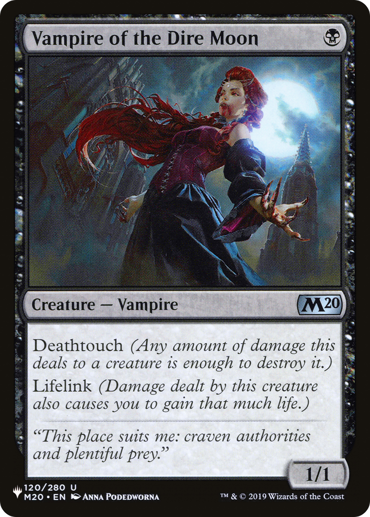 Vampire of the Dire Moon [The List] | Good Games Morley