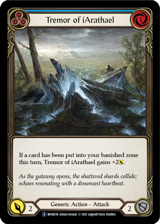 Tremor of iArathael (Blue) [U-MON256] (Monarch Unlimited)  Unlimited Normal | Good Games Morley