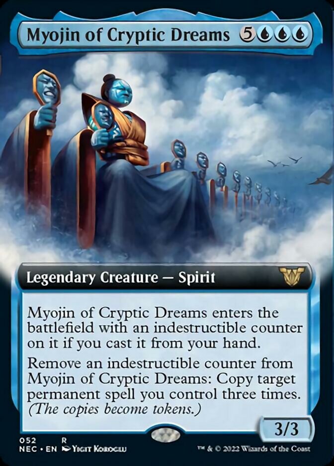 Myojin of Cryptic Dreams (Extended Art) [Kamigawa: Neon Dynasty Commander] | Good Games Morley