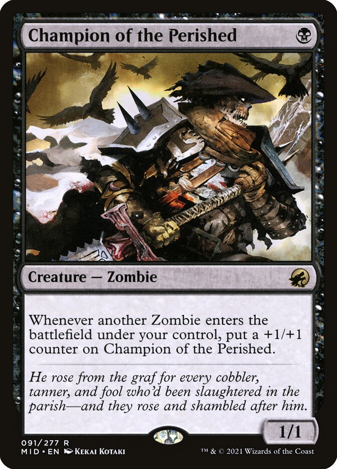 Champion of the Perished 91/277 (Innistrad: Midnight Hunt)  | Good Games Morley