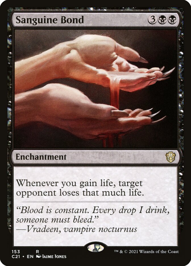 Sanguine Bond 153 (Commander 2021)  | Good Games Morley
