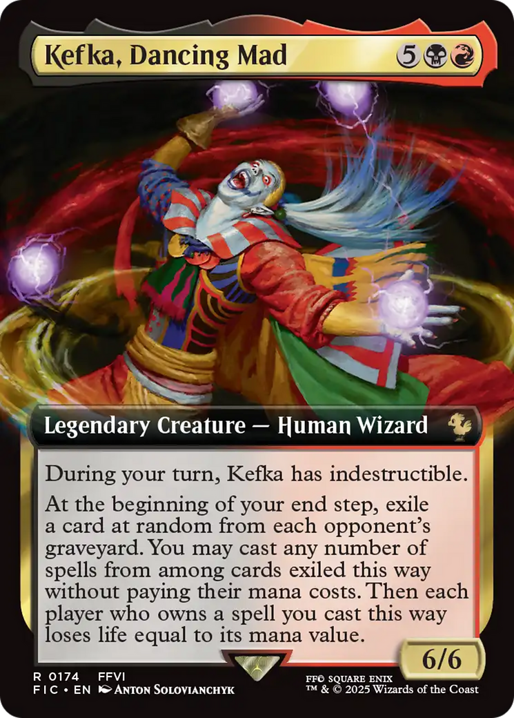 Kefka, Dancing Mad (Extended Art) [FINAL FANTASY Commander] | Good Games Morley
