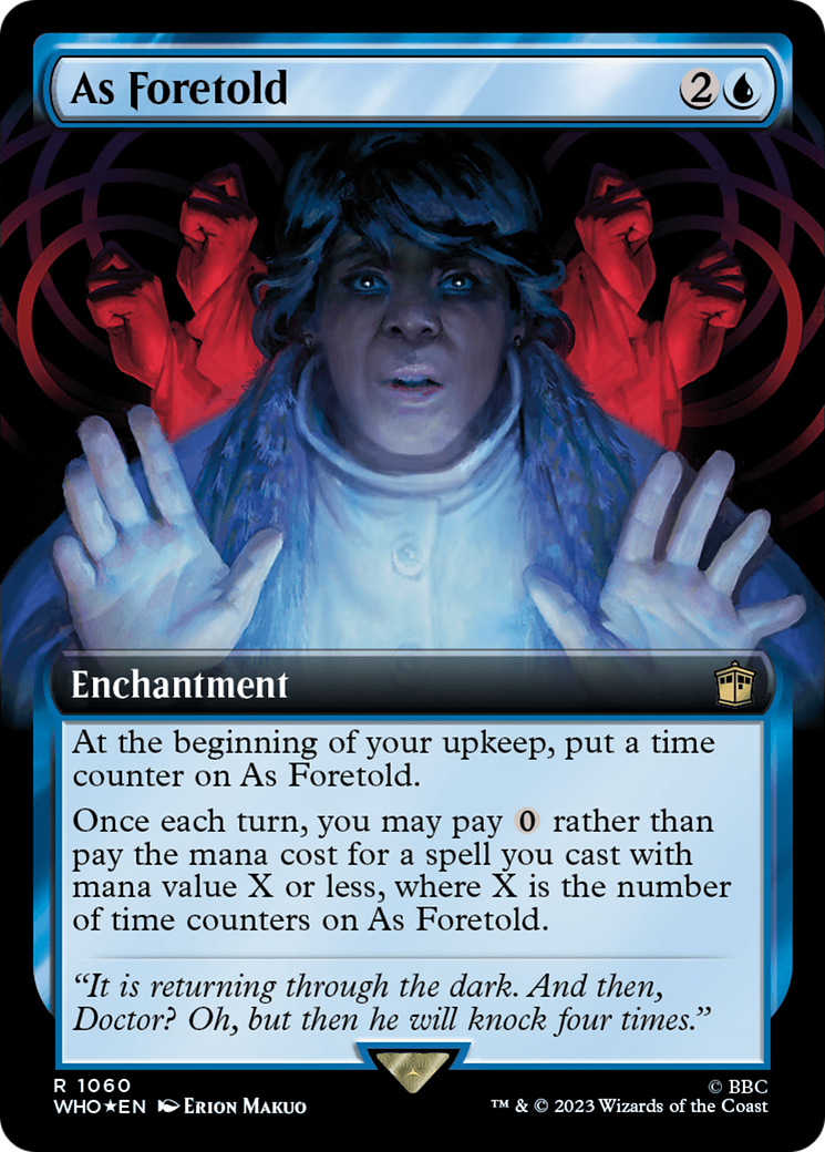 As Foretold (Extended Art) (Surge Foil) [Doctor Who] | Good Games Morley