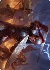 Beskir Shieldmate Art Card [Kaldheim Art Series] | Good Games Morley