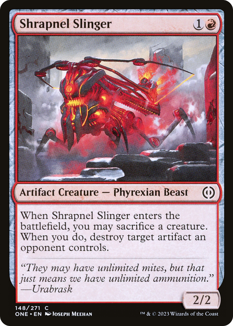 Shrapnel Slinger [Phyrexia: All Will Be One] | Good Games Morley