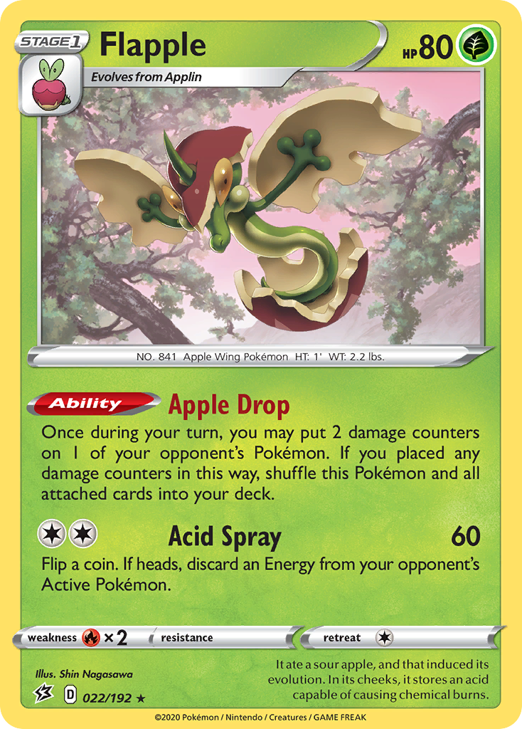 Flapple (022/192) [Sword & Shield: Rebel Clash] | Good Games Morley