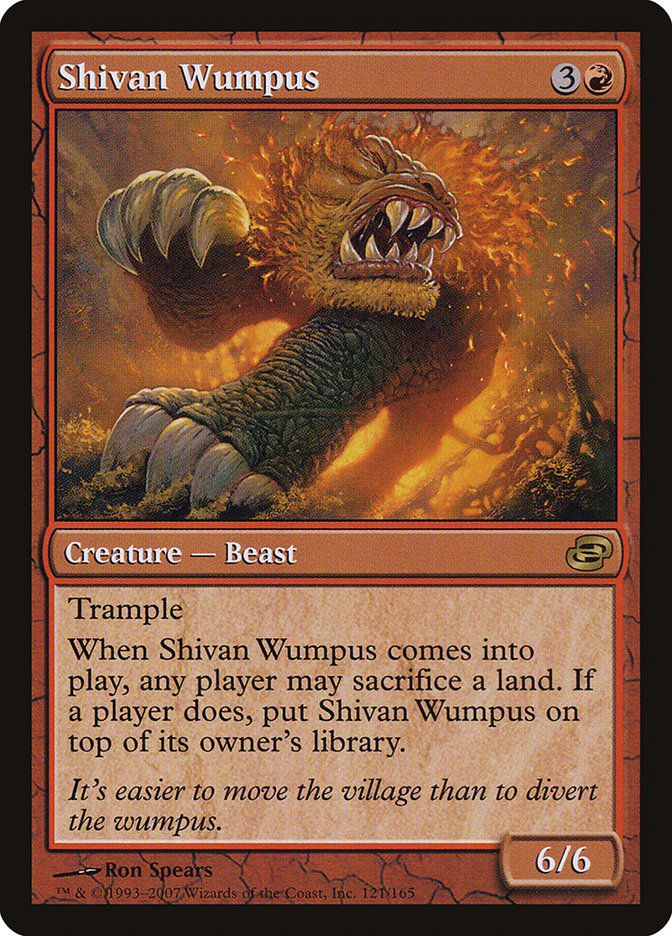Shivan Wumpus 121/165 (Planar Chaos)  | Good Games Morley