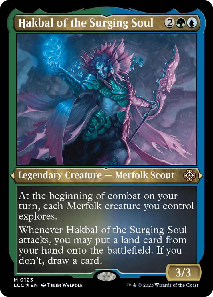 Hakbal of the Surging Soul (Display Commander) [The Lost Caverns of Ixalan Commander] | Good Games Morley
