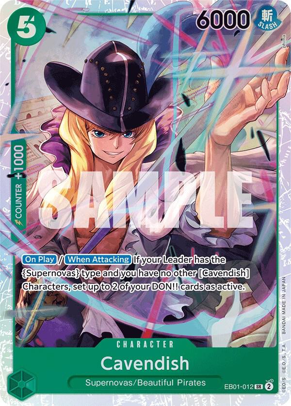 Cavendish EB01-012 (Extra Booster: Memorial Collection)  - Foil | Good Games Morley