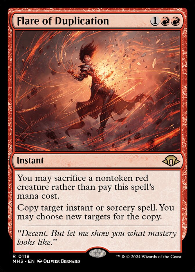 Flare of Duplication 119 (Modern Horizons 3)  - Foil | Good Games Morley