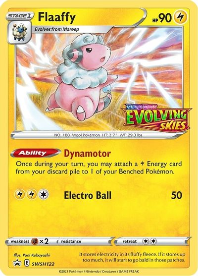 Flaaffy (SWSH122) (Prerelease Promo) [Sword & Shield: Black Star Promos] | Good Games Morley