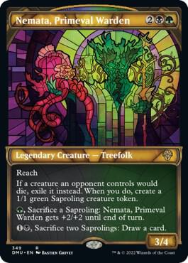 Nemata Primeval Warden Textured Foil 349/281 (Dominaria United)  - Foil | Good Games Morley