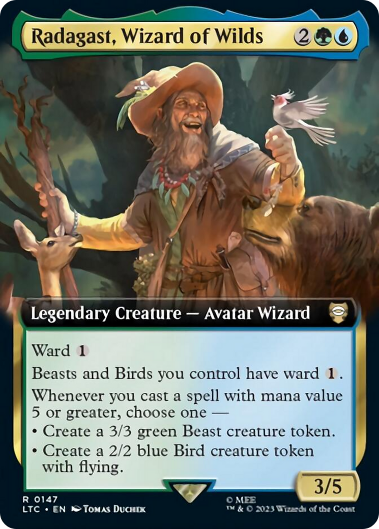 Radagast, Wizard of Wilds (Extended Art) [The Lord of the Rings: Tales of Middle-Earth Commander] | Good Games Morley