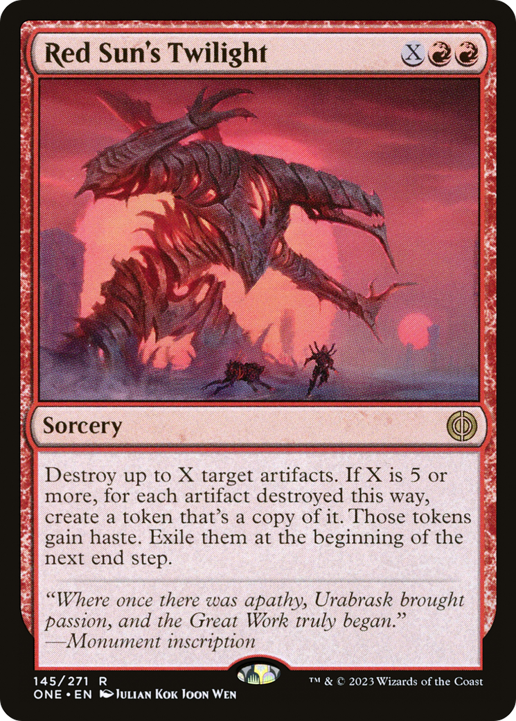 Red Sun's Twilight [Phyrexia: All Will Be One] | Good Games Morley