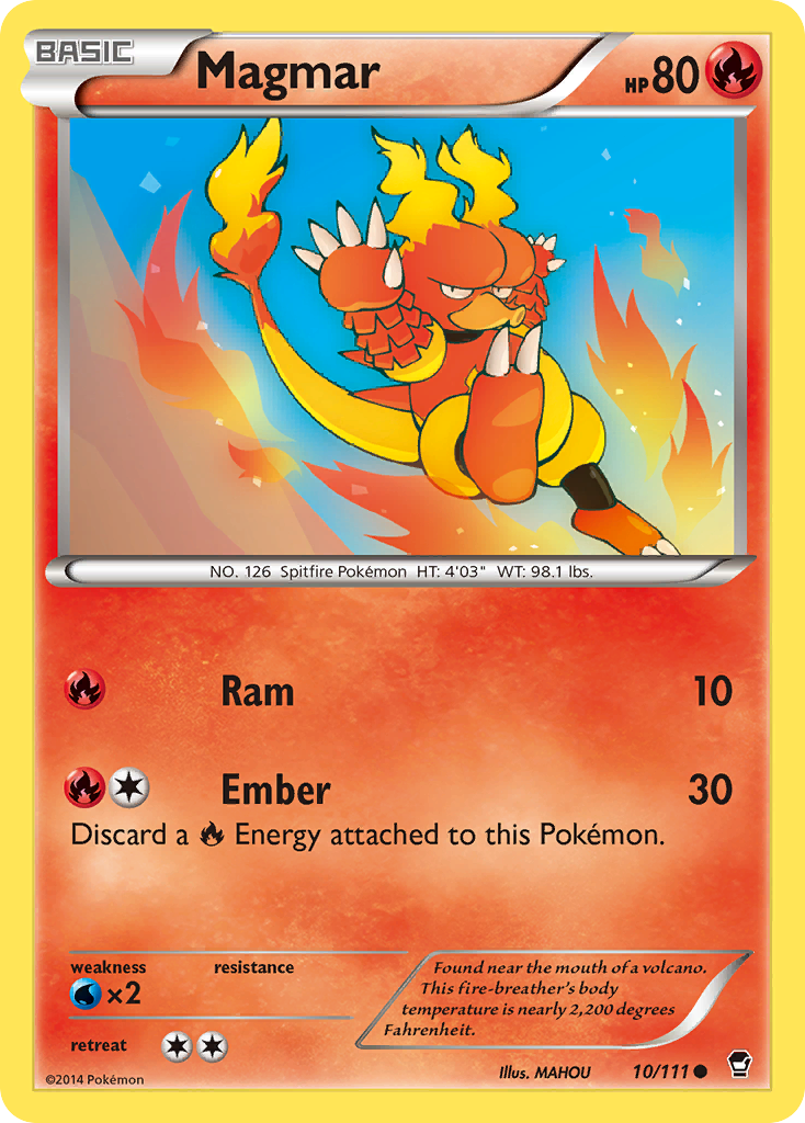 Magmar (10/111) [XY: Furious Fists] | Good Games Morley