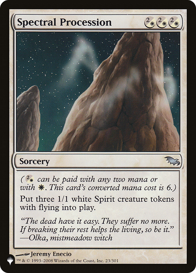 Spectral Procession [The List] | Good Games Morley