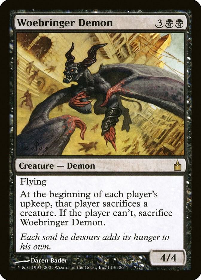 Woebringer Demon 113/306 (Ravnica: City of Guilds)  | Good Games Morley