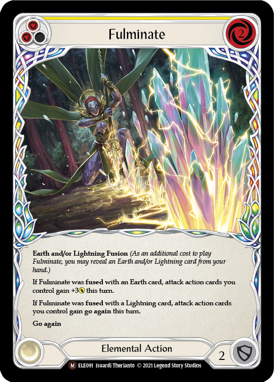 Fulminate [U-ELE091] (Tales of Aria Unlimited)  Unlimited Rainbow Foil | Good Games Morley