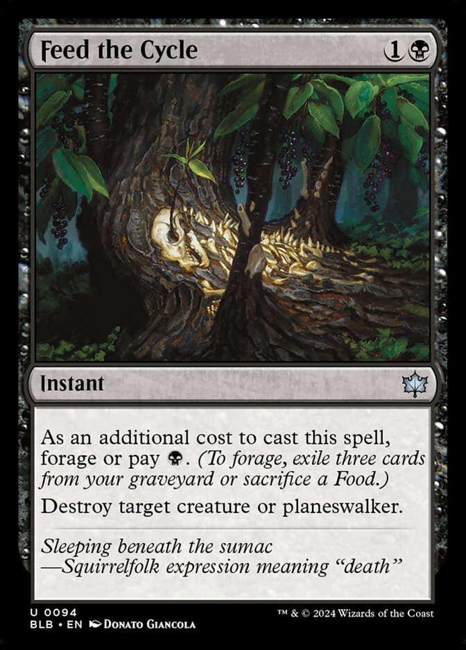 Feed the Cycle 94 (Bloomburrow)  - Foil | Good Games Morley