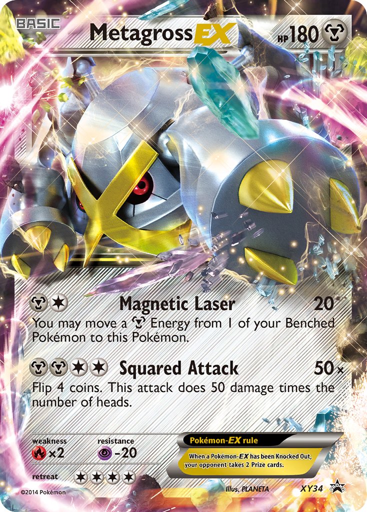 Metagross EX (XY34) [XY: Black Star Promos] | Good Games Morley