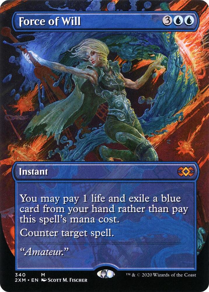 Force of Will 340/332 (Double Masters)  - Foil | Good Games Morley