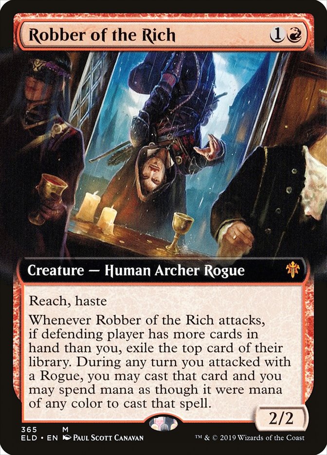 Robber of the Rich (Extended Art) [Throne of Eldraine] | Good Games Morley