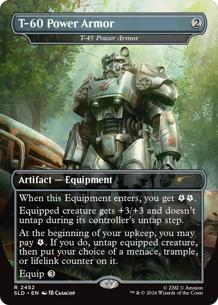 T-60 Power Armor - T-45 Power Armor [Secret Lair Drop Series] | Good Games Morley