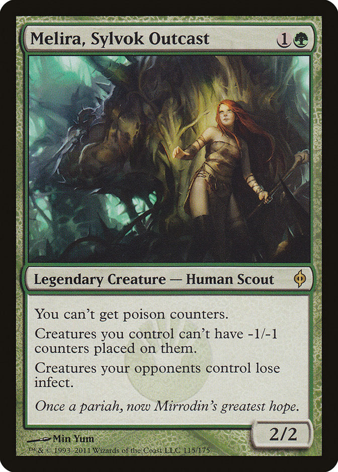Melira Sylvok Outcast 115 (New Phyrexia)  - Foil | Good Games Morley
