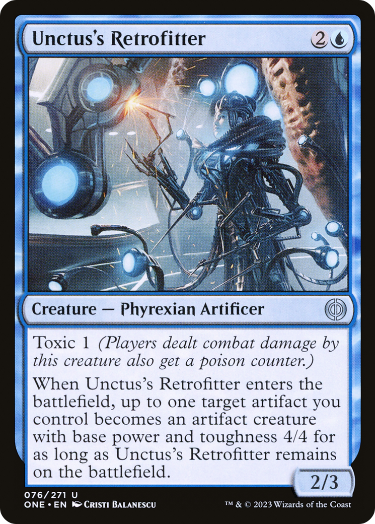 Unctus's Retrofitter [Phyrexia: All Will Be One] | Good Games Morley
