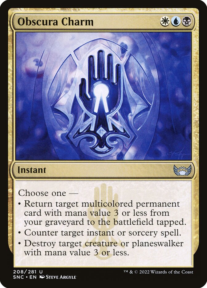 Obscura Charm 208/281 (Streets of New Capenna)  - Foil | Good Games Morley