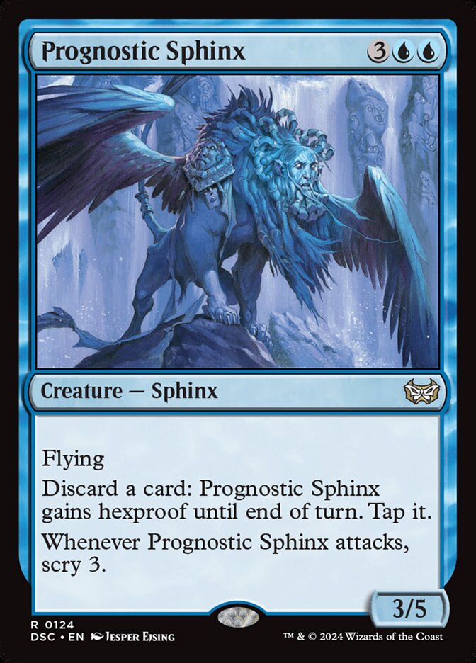 Prognostic Sphinx 124/40 (Commander: Duskmourn: House of Horror)  | Good Games Morley