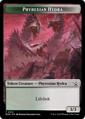 Elemental (9) // Phyrexian Hydra (12) Double-Sided Token [March of the Machine Tokens] | Good Games Morley