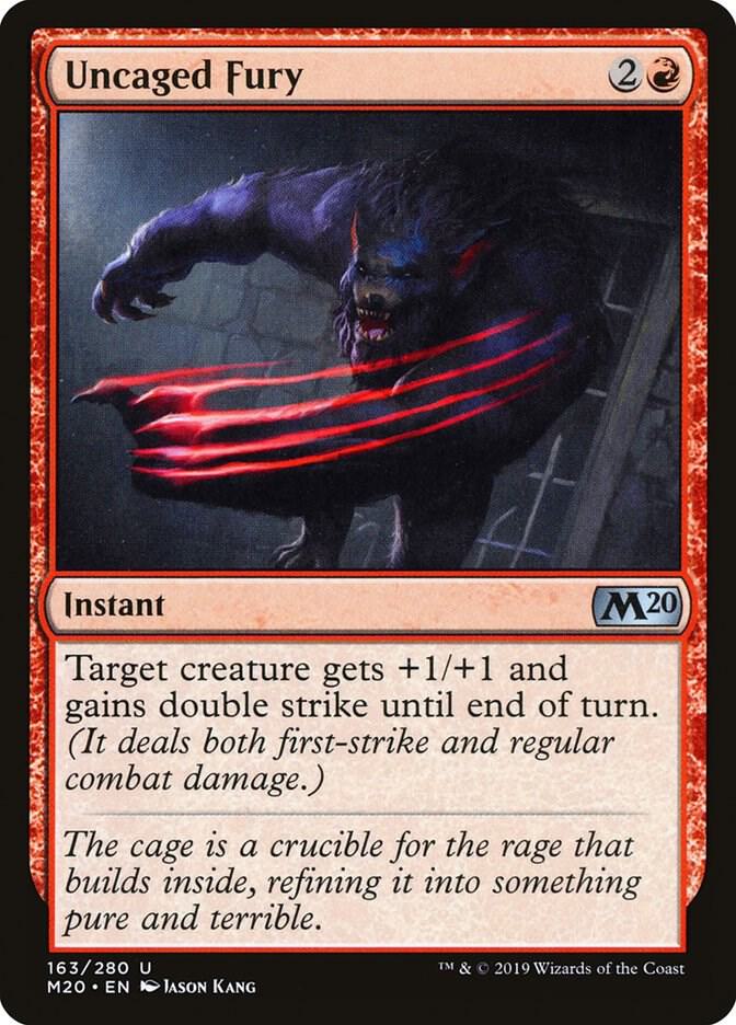 Uncaged Fury 163/280 (Core Set 2020)  | Good Games Morley