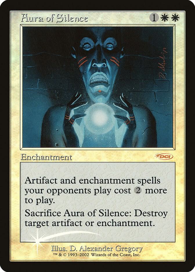 Aura of Silence 8/12 (FNM Promos)  - Foil | Good Games Morley