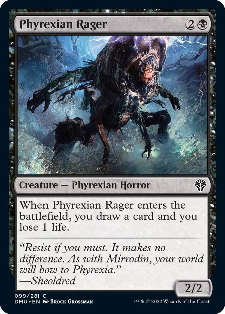 Phyrexian Rager 99/281 (Dominaria United)  | Good Games Morley