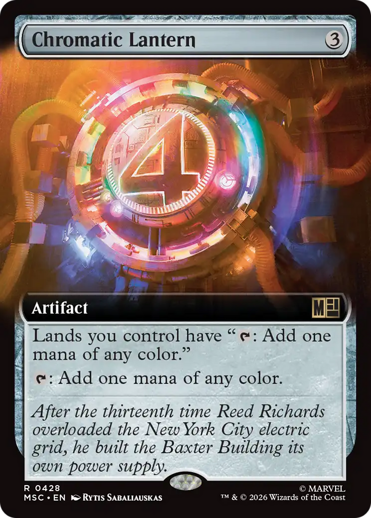 Chromatic Lantern (Extended Art) [Marvel Super Heroes Commander] | Good Games Morley