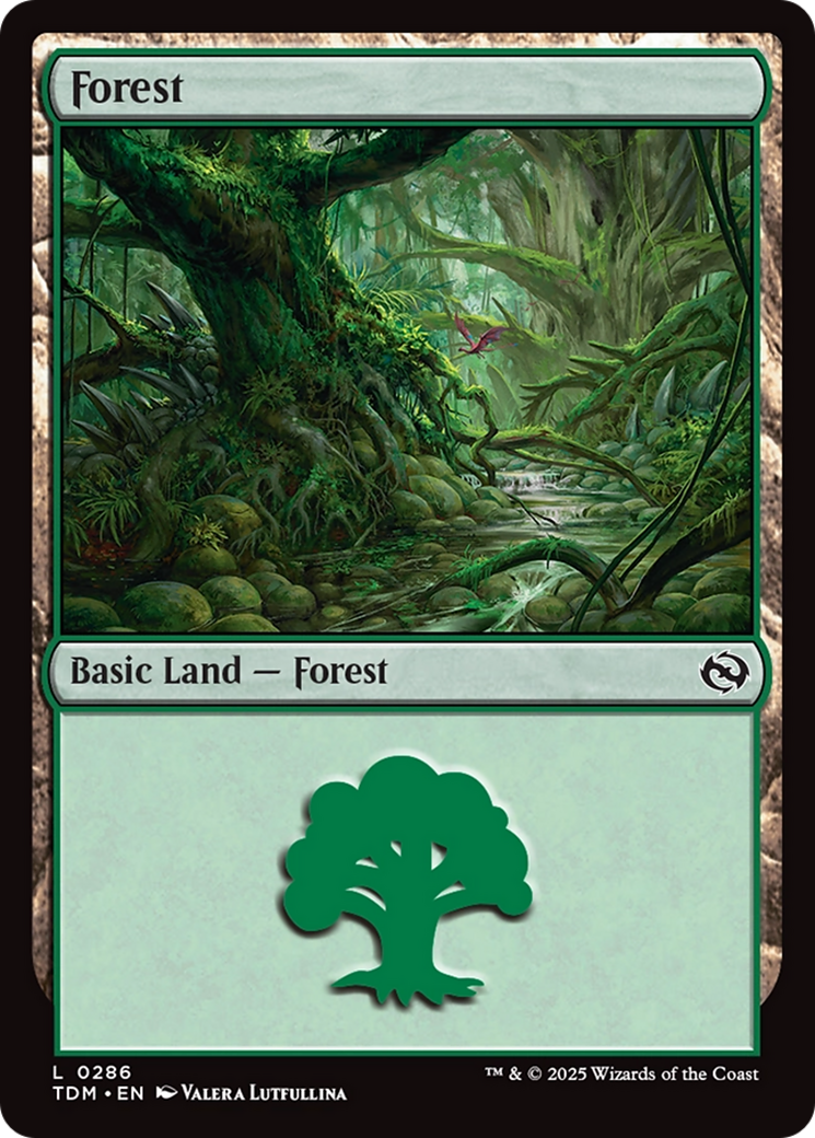 Forest (0286) [Tarkir: Dragonstorm] | Good Games Morley