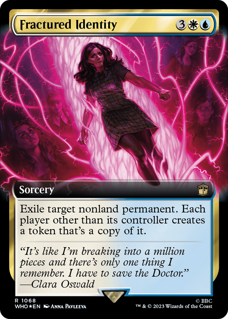 Fractured Identity (Extended Art) (Surge Foil) [Doctor Who] | Good Games Morley