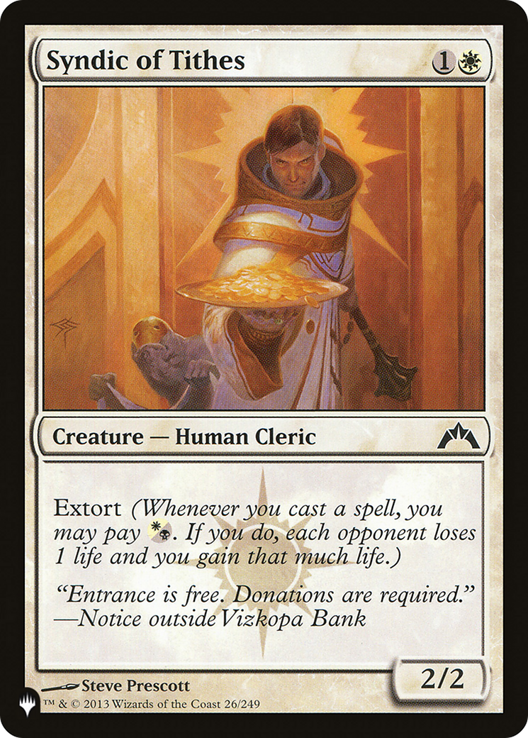 Syndic of Tithes [The List] | Good Games Morley
