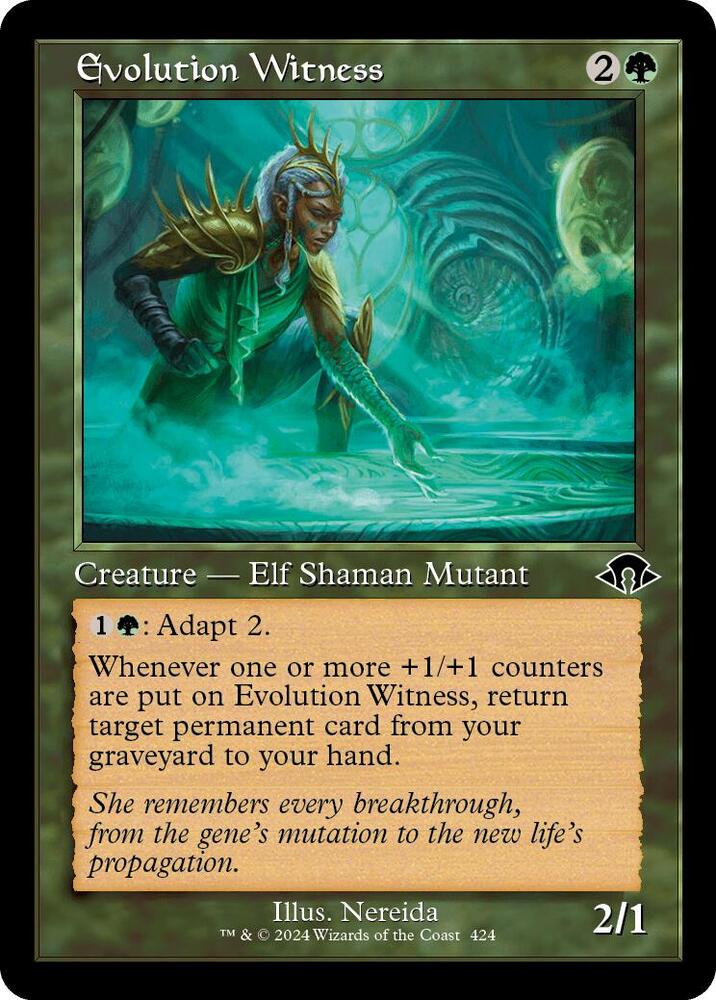 Evolution Witness 424 (Modern Horizons 3)  - Retro Foil | Good Games Morley